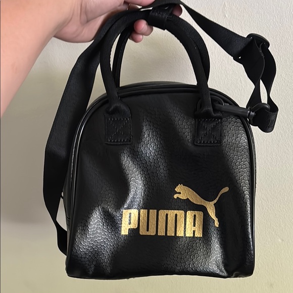 PUMA Black and Gold Mini Bag - Picture 2 of 6